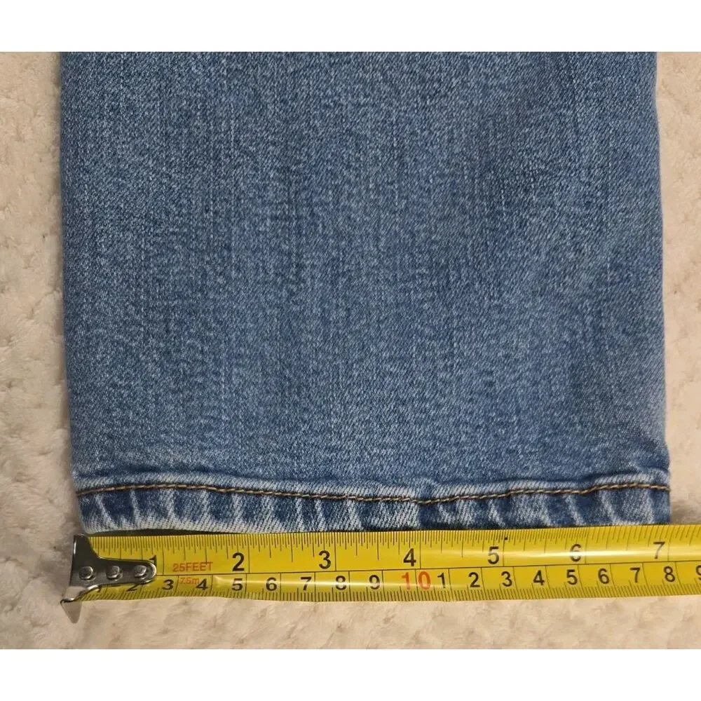 Levi's 541 Athletic Fit Jeans Mens 32x27 Blue Wash Tapered Denim #093